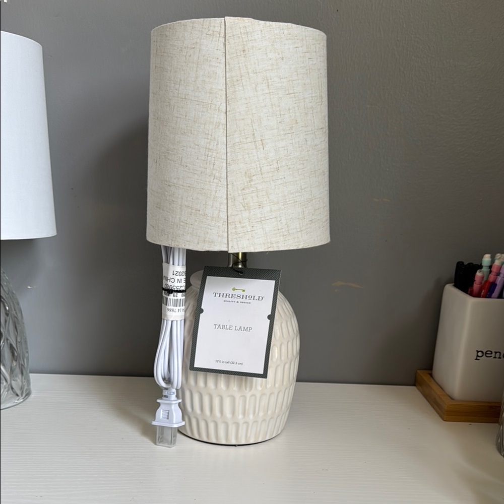 Threshold Cream Accent Decor Lamp